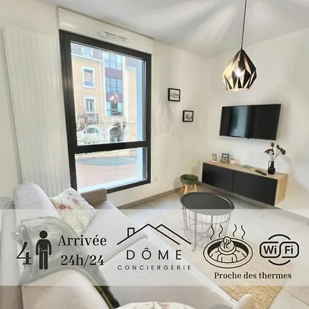 Apartment T2 Dans Calme - Proche Des Thermes Et Du Centre *